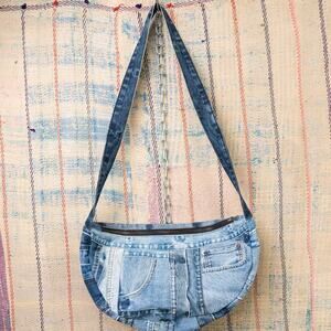 Handmade upcycled carhartt denim crossbody